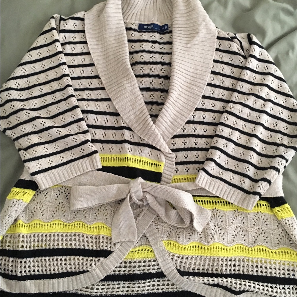 Eloquii 3/4 sleeve cardigan